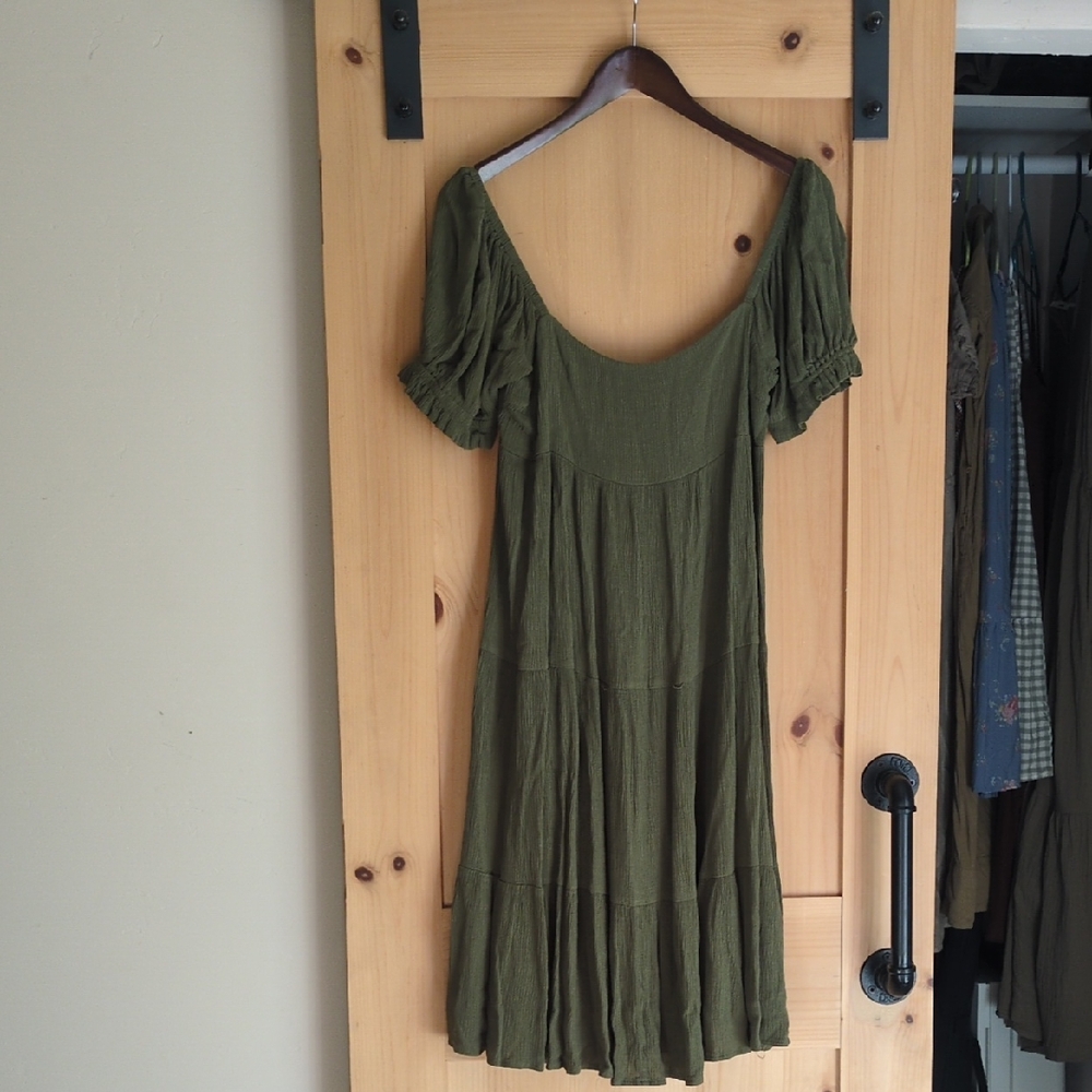 Green Midi Dress From Pinkblush